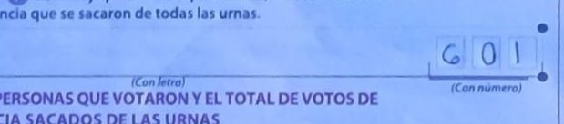crop of Ballots taken from the boxes on 021600C0100