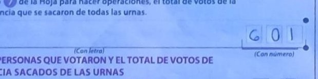 crop of Ballots taken from the boxes on 021600C0100