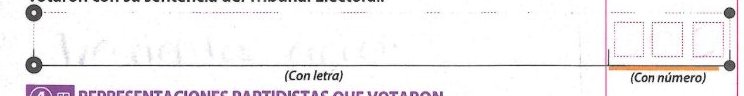 crop of Voters on the list