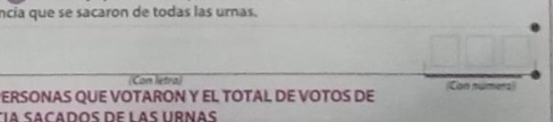 crop of Ballots taken from the boxes on 050397B0100