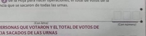 Masked crop of Ballots taken from the boxes on form 050397B0100