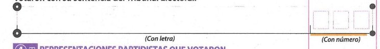 crop of Voters on the list