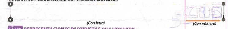 crop of Voters on the list