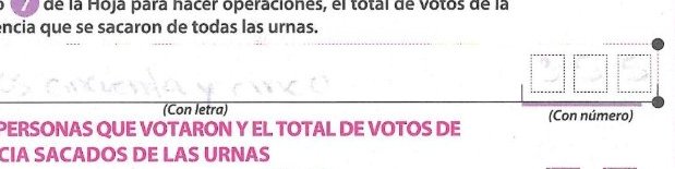 crop of Ballots taken from the boxes on 131052B0100