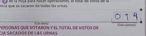 crop of Ballots taken from the boxes on 142210C0400