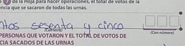 crop of Ballots taken from the boxes on 142479C0100