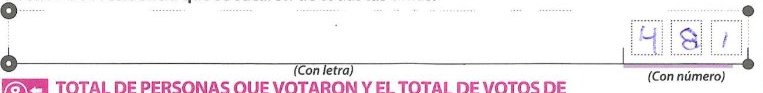 crop of Ballots taken from the boxes