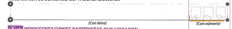 crop of Voters on the list