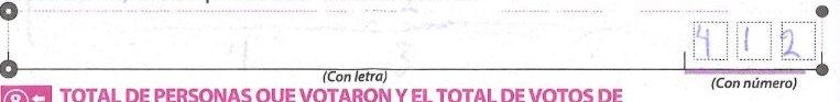 crop of Ballots taken from the boxes