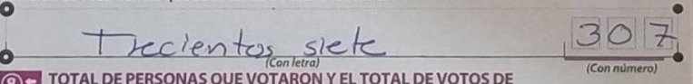 crop of Ballots taken from the boxes