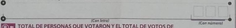 crop of Ballots taken from the boxes