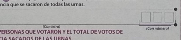 crop of Ballots taken from the boxes on 230252B0100