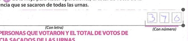 crop of Ballots taken from the boxes on 241393C0100
