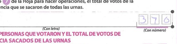 crop of Ballots taken from the boxes on 241393C0100