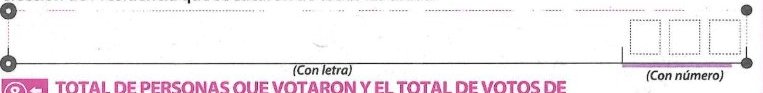 crop of Ballots taken from the boxes
