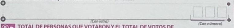crop of Ballots taken from the boxes