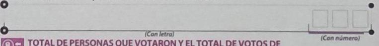 crop of Ballots taken from the boxes
